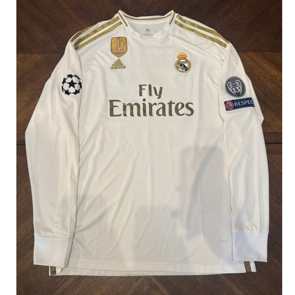 Real Madrid Rodrygo #27 Adidas Soccer Jersey Football Shirt 2XL Long Sleeve - Picture 1 of 6